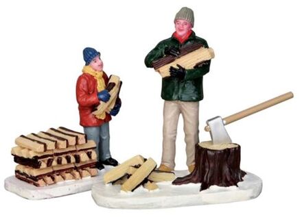 Lemax Stacking firewood set of 2