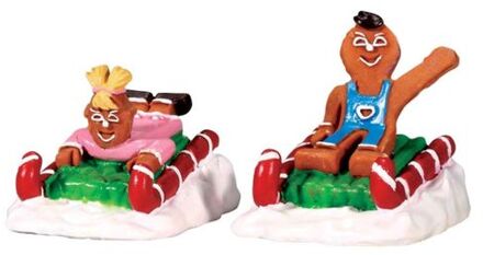 Lemax Sweet Sledding Set Of 2