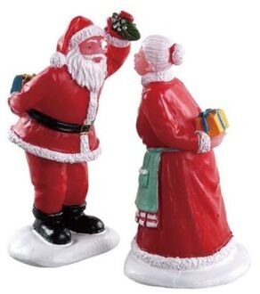 Lemax Under The Mistletoe Set Of 2