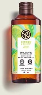Lemon & Basil Energizing Bath & Shower Gel 400ml