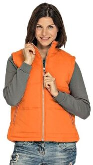 Lemon & Soda Basic bodywarmer oranje voor dames