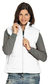 Lemon & Soda Basic bodywarmer wit voor dames