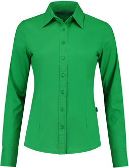 Lemon & Soda Casual groen overhemd voor dames
