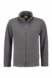 Lemon & Soda Fleece vest met rits Norway - Donkergrijs - voor volwassenen - winter trui M (38/50)