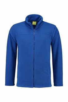 Lemon & Soda Fleece vest met rits Norway - Kobalt blauw - voor volwassenen - winter trui S (36/48)