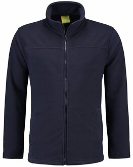 Lemon & Soda Fleece vest met rits Norway - Navy blauw - voor volwassenen - winter trui XL