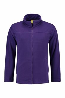 Lemon & Soda Fleece vest met rits Norway - Paars - voor volwassenen - winter trui
