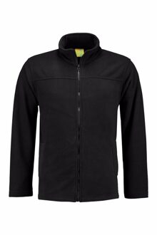 Lemon & Soda Fleece vest met rits Norway - Zwart - voor volwassenen - winter trui 2XL (44/56)