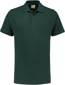 Lemon & Soda Premium poloshirt 100% katoen voor heren L donkergroen