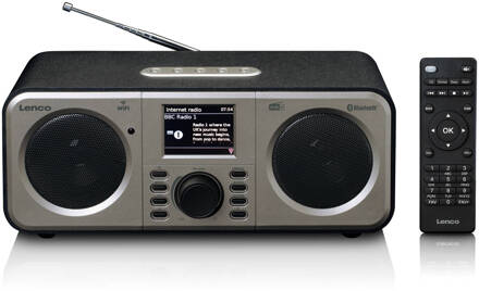 Lenco DIR-141BK Internet radio Zwart