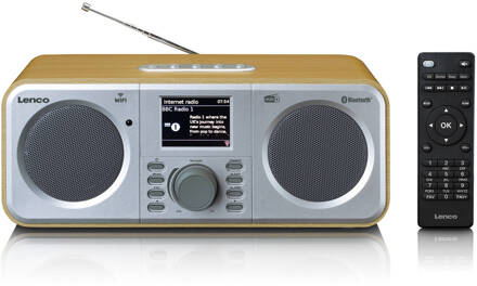 Lenco DIR-141WD Internet radio Bruin