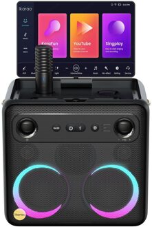Lenco Ikarao Break X2 karaoke systeem Bluetooth speaker Zwart
