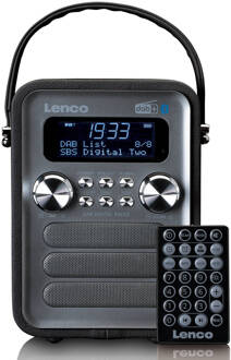 Lenco PDR-051BKSI DAB radio Zwart