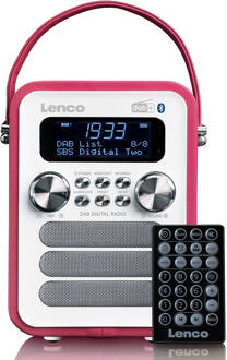 Lenco PDR-051PKWH DAB radio Roze