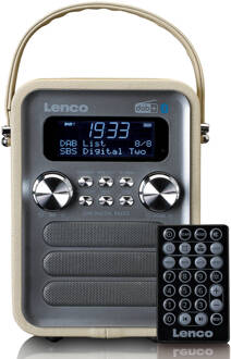 Lenco PDR-051TPSI DAB radio Bruin