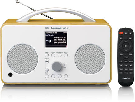 Lenco PIR-645WH Internet radio Wit