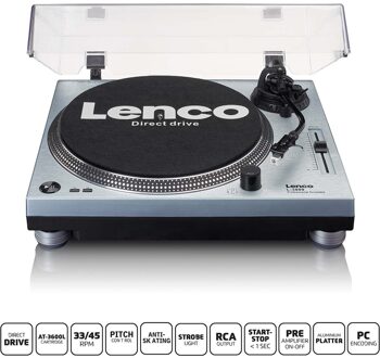 Lenco platenspeler L-3809ME (Metallic)