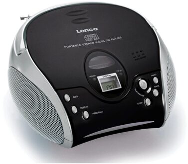 Lenco SCD-24 FM radio Zwart