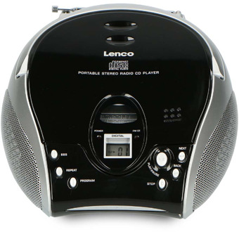 Lenco SCD-24 FM radio Zwart