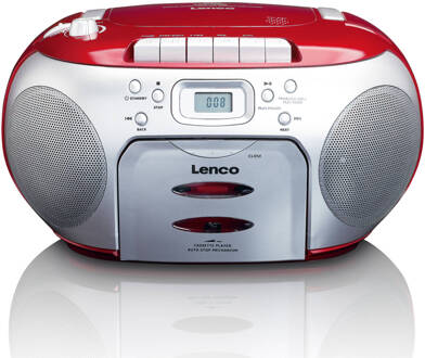 Lenco SCD-420 FM radio Rood