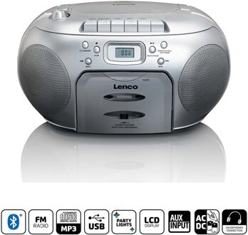 Lenco SCD-420 FM radio Zilver