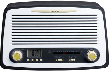 Lenco SR-02 fm radio Grijs