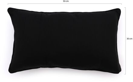 Lendekussen 50x30cm - Laagste prijsgarantie! Zwart