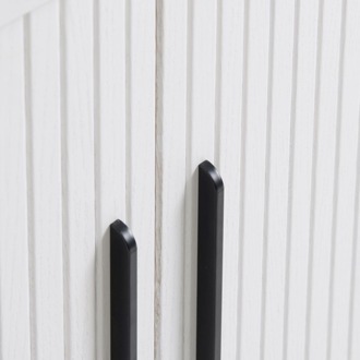 Lenn houten sideboard wit eiken - 140 x 45 cm