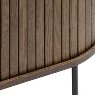 Lenn houten tv meubel gerookt eiken - 120 x 40 cm Bruin