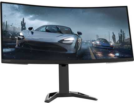 Lenovo G34w-30 Monitor Zwart