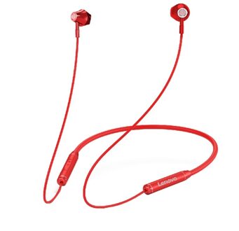 Lenovo HE06 Bluetooth 5.0 Oortelefoon Draadloze Nekband Stereo Sport Running Waterdichte Headset Ruisonderdrukking Met Mic