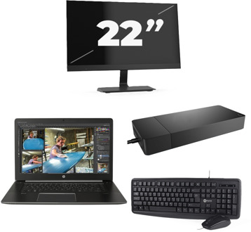 Lenovo Thinkpad L13 G3 - Intel Core i5-13e Generatie - 13 inch - 16GB RAM - 256GB SSD - Windows 11 Home + 1x 22 inch Monitor