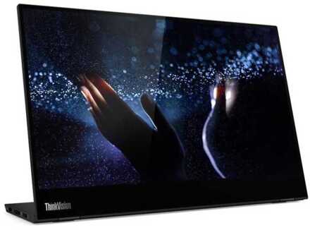 Lenovo ThinkVision M14t 35,6 cm (14") 1920 x 1080 Pixels Full HD LED Zwart