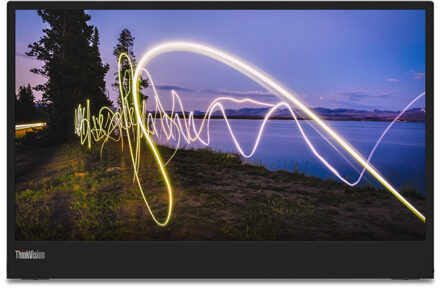 Lenovo ThinkVision M15 Monitor Zwart