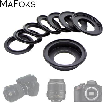 Lens Adapter Macro Reverse Ring 49 52 55 58 62 67 72 77 Mm Voor Nikon Ai Mount D3100 D7100 d7000 D5100 D5000 18-55 Mm 50 F1.8 49 Mm