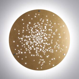 Lens LED wandlamp Ø 90 cm brons