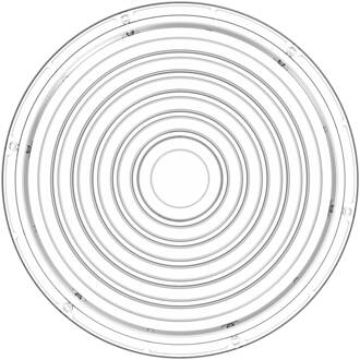 lens voor CORE 3.0 BASELine 60° 110/150W helder, transparant
