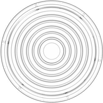 lens voor CORE 3.0 BASELine 60° 80W helder, transparant