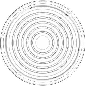 lens voor CORE 3.0 BASELine 90° 200/240W helder, transparant