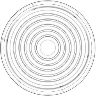 lens voor CORE 3.0 BASELine 90° 80W helder, transparant