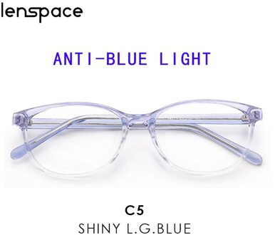 Lenspace Brilmontuur Vrouwen Computer Bril Blauw Licht Brillen Bril Bijziendheid Optische Frame Bril Bril C5 blauw licht