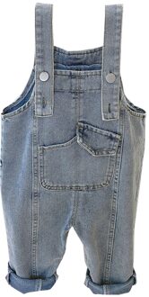 Lente Baby Jongen Overalls Blue Denim Kids Jeans Losse Casual Kinderen Kleding School Peuter Broek 9-12M