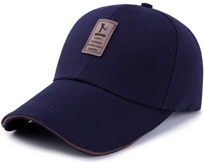 Lente Eenvoudige Verlengd Dakrand Baseball Cap Mannen Zonnebrandcrème Zonnescherm Leisure Zonnehoed Zomer Golf Hoed