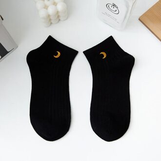 Lente En Zomer Harajuku Interessante Sokken Japanse Stijl Creatieve Maan Sterren Liefde Mode Korte Sokken Dames Leuke 1
