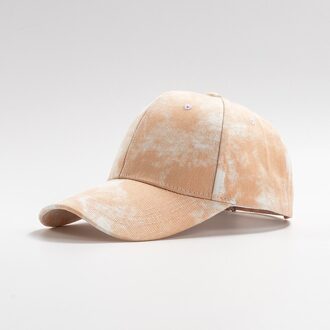 Lente En Zomer Mode Mannen En Vrouwen Baseball Caps, Zonneklep, Piekte Caps, leisure Caps, Tie-Dye Baseball Caps, Zon Hoeden Oranje