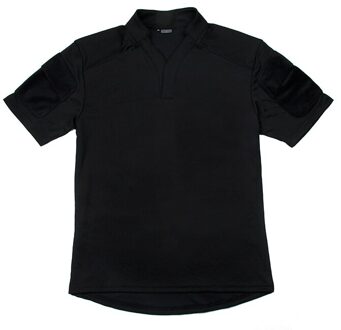 Lente En Zomer V-hals Heren Korte Mouw T-shirt TMC3409-BK