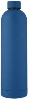 Lente geïsoleerde waterfles - maat One size Blauw