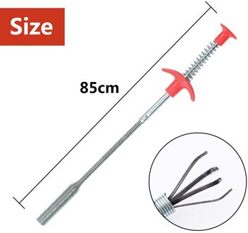 Lente Grip Smalle Bocht Curve Grabber 85Cm 4 Klauwen Lange Bereiken Flexibele Pick Up Tool Voor Picking Up Noten en Bouten Hand Tool Sets