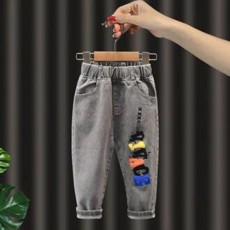 Lente Herfst Jongens Jeans Baby Meisjes Jongens Kinderen Jeans Broek Enfant Stretchy Denim Broek Peuter Kleding 2-6Year 4T--height 110cm