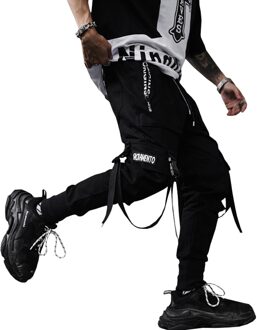 Lente Hip Hop Broek Club Singer Stadium Kostuum Broek Linten Streetwear Joggers Joggingbroek ABZ256 XL